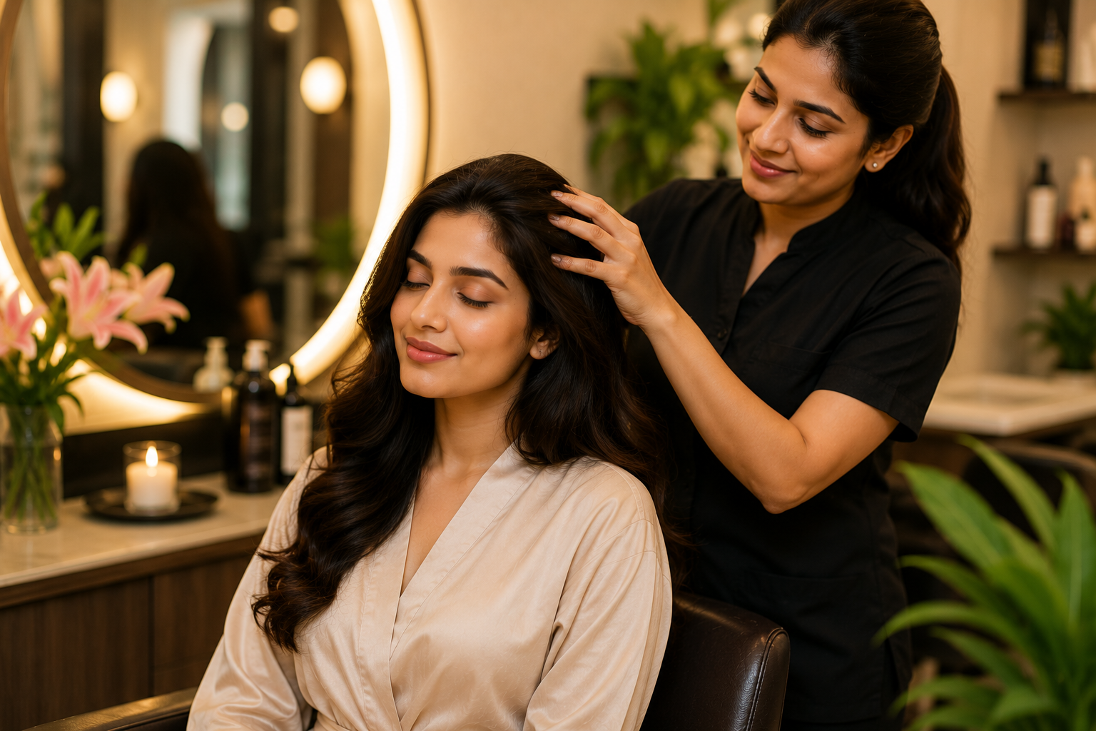 Hair Styling & Spa